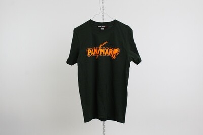 T-shirt 100% cotone logo PANINARO verde scuro