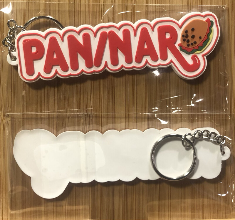 Portachiavi PANINARO in gomma 3d
