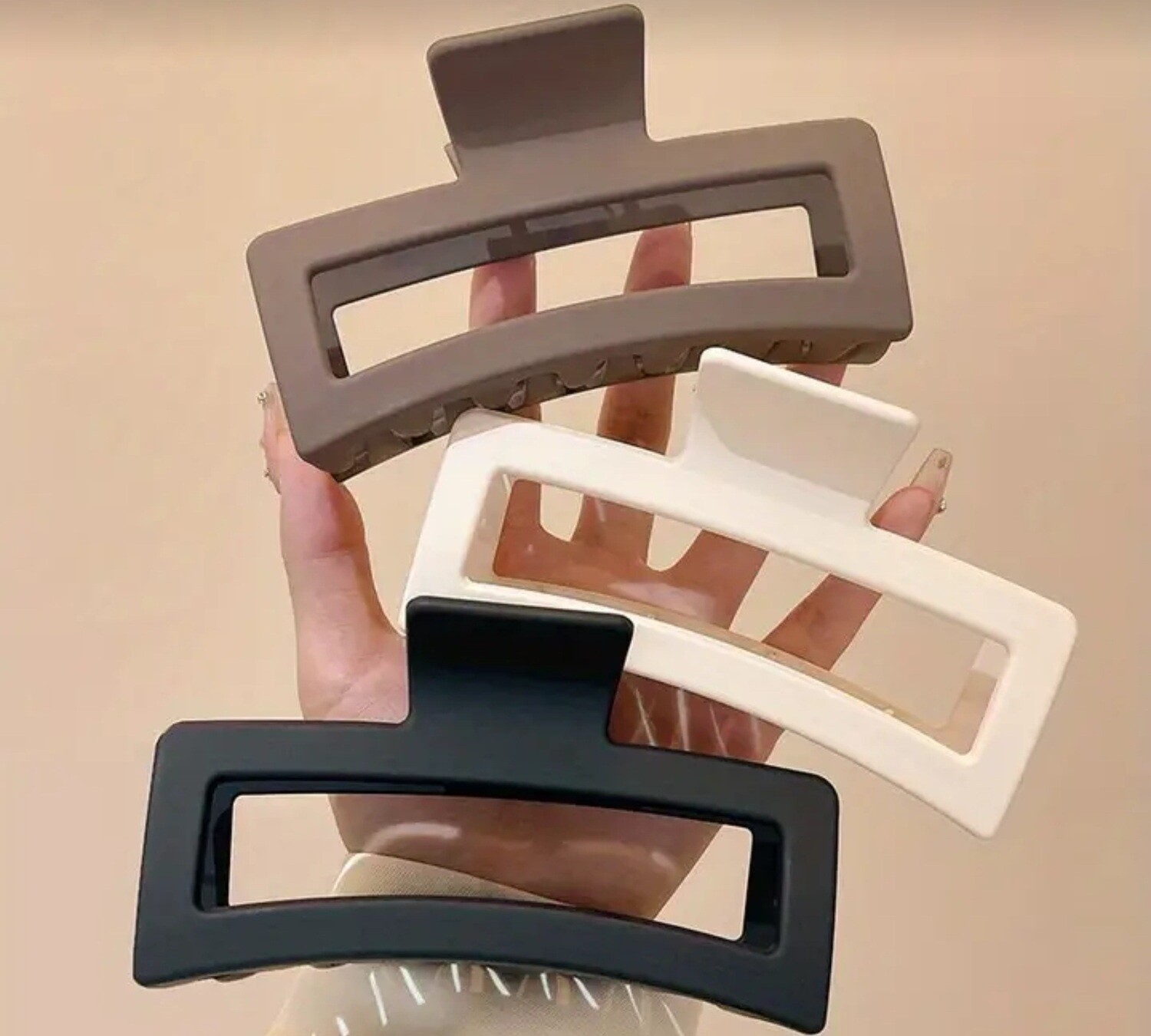 3pc Claw hairclip