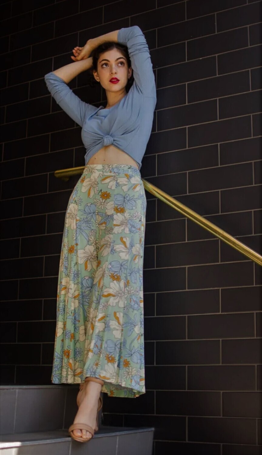 Long Wide Leg Maxi Pant