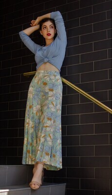 Long Wide Leg Maxi Pant