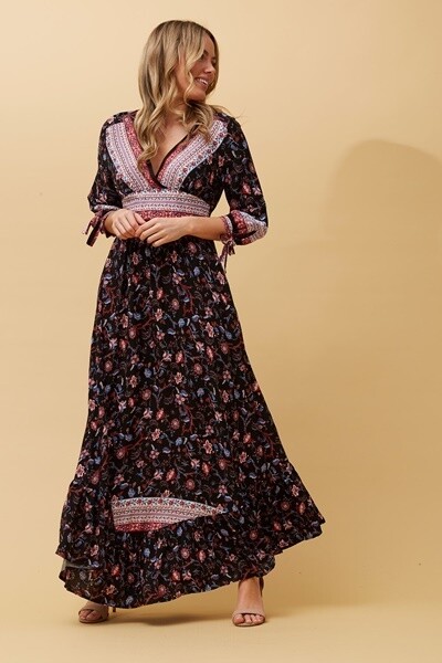 Floral Boho Maxi Dress