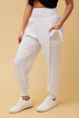 Harem Pants White