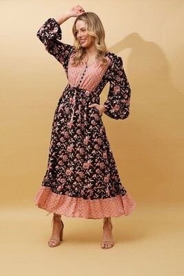 Floral Boho Maxi Dress