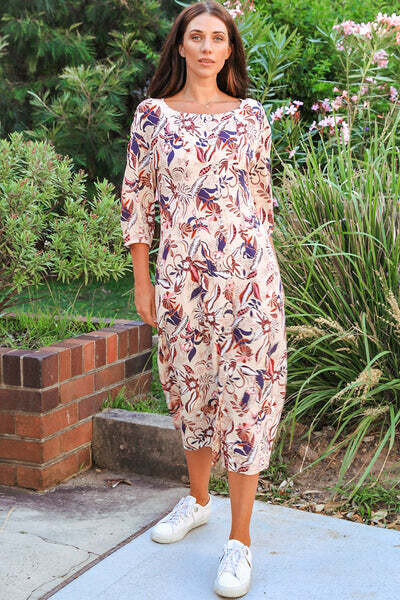 Stephanie Half Sleeve Midi Dress **SALESALESALE