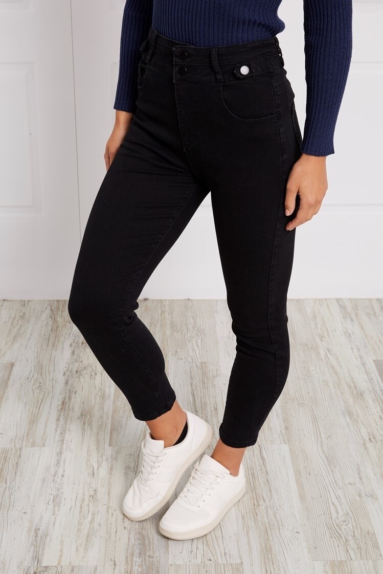 Black Skinny Leg Jean