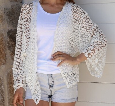 Crochet White Jacket