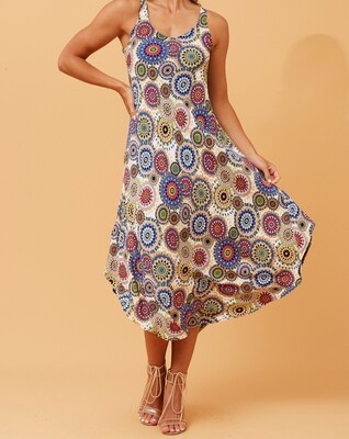 Beach Multi Print Dress