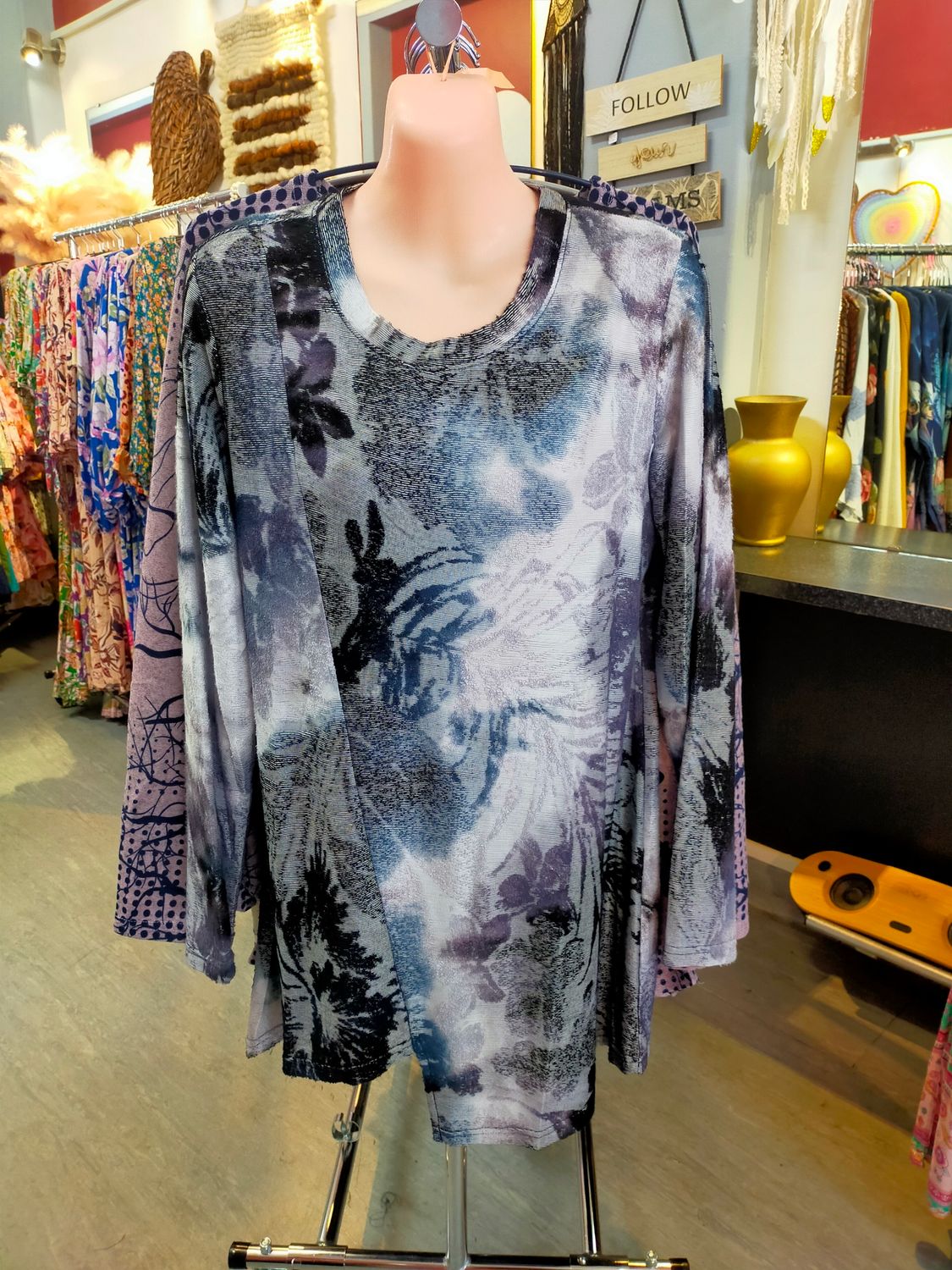 Tie Dye Splash Look Top