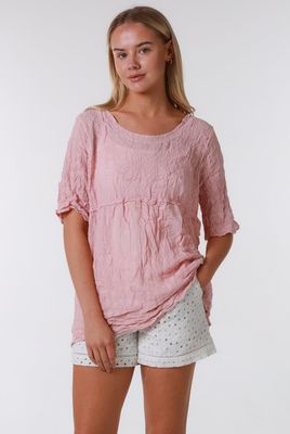 Pink Cotton Top