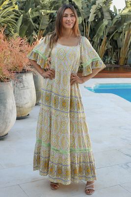 Ryder Half Sleeve Maxi Dress