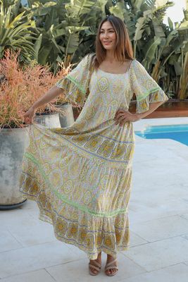 Ryder Half Sleeve Maxi Dress