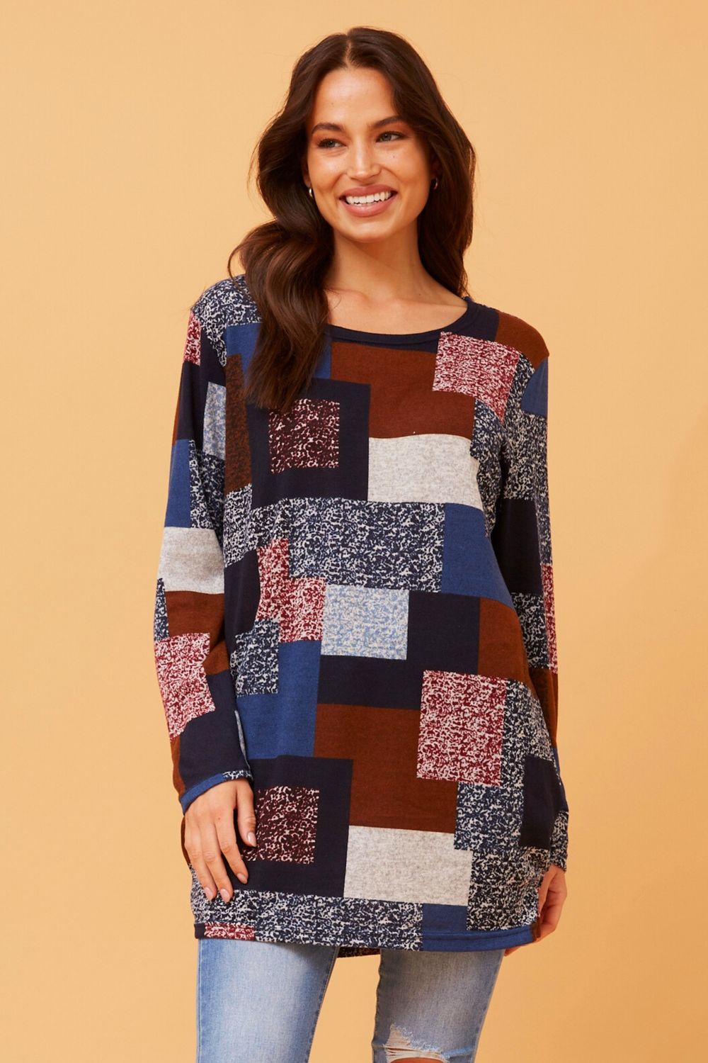 Abstract Print Top