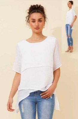 Layered Top White