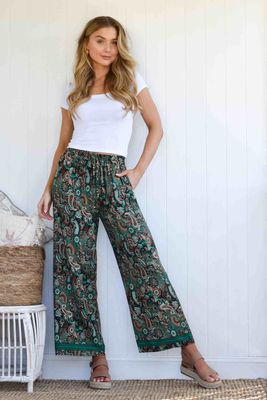 Temple Pant Green