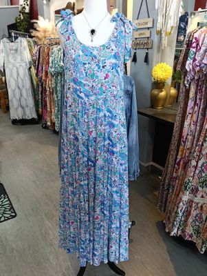 Blue Floral Sundress