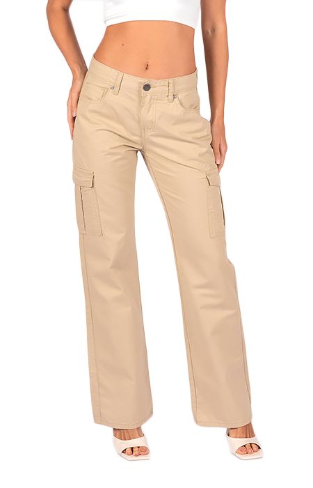 Beige Cargo Pant
