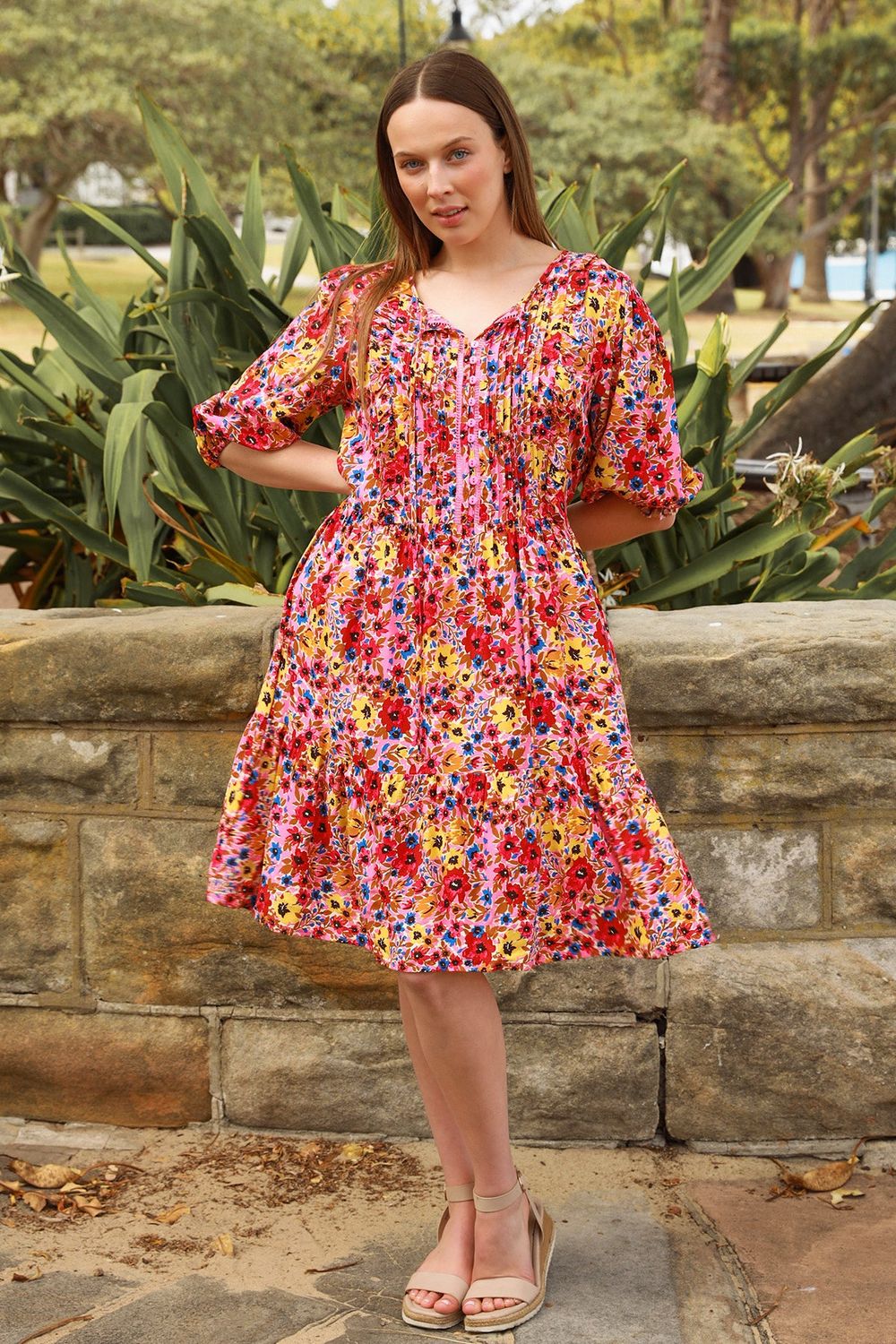 Althea Half Sleeve Mini Dress