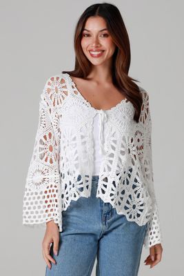 Crochet Cardy 100% Cotton