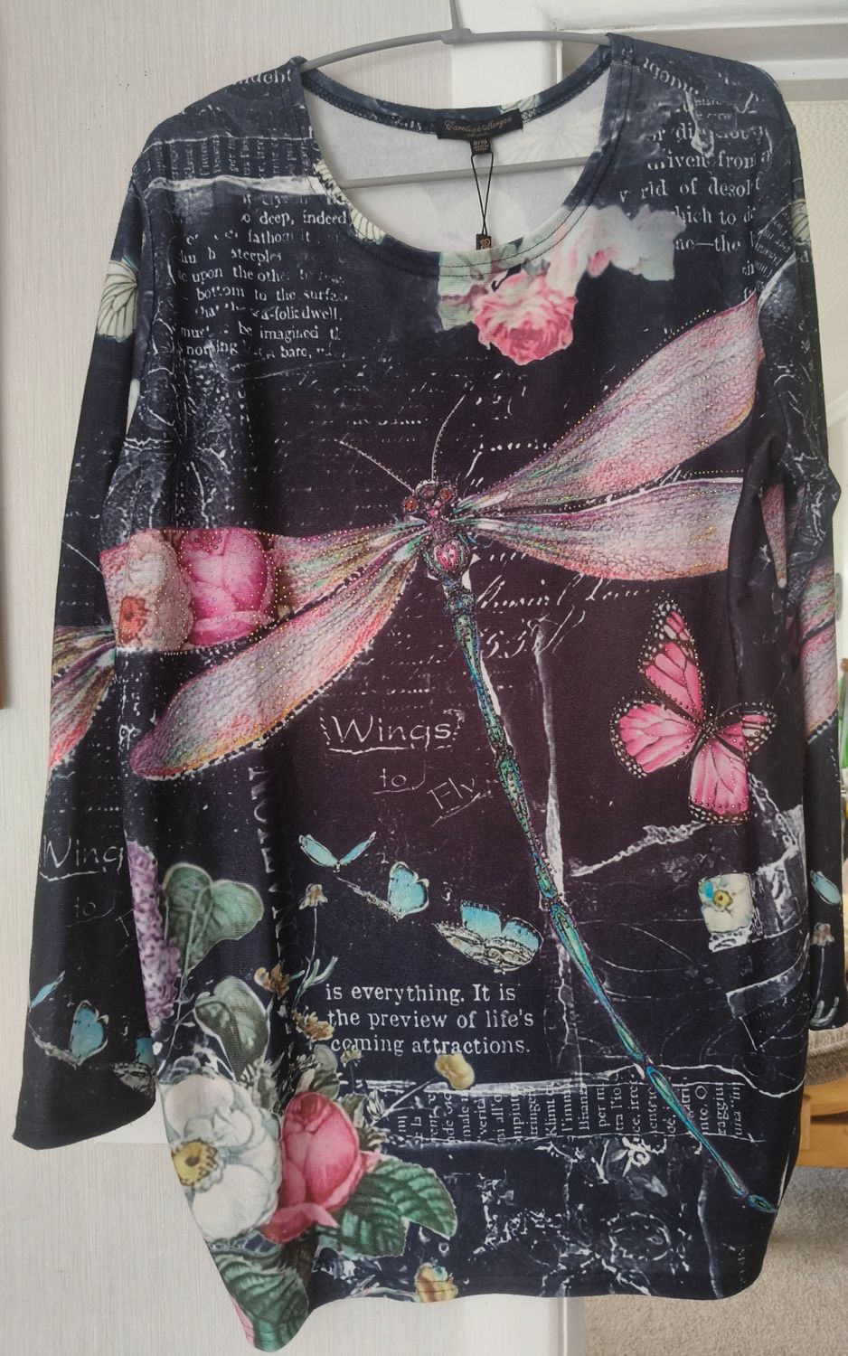 Dragonfly Long Sleeve Warm Top