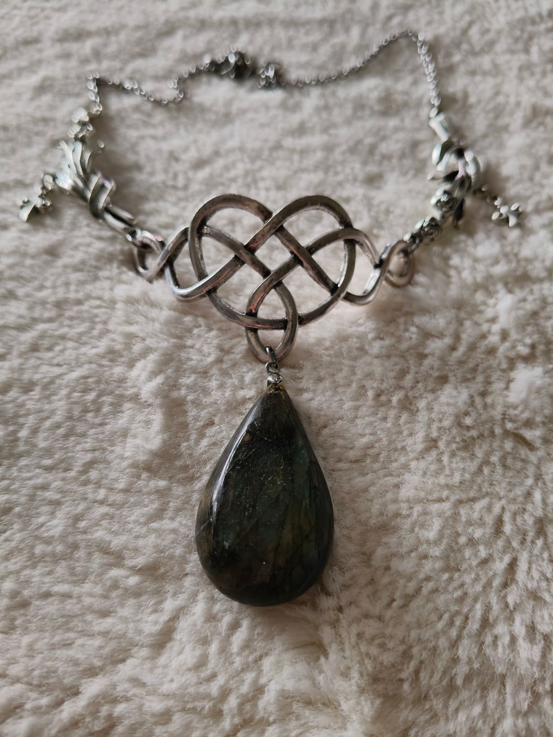 Labradorite Steampunk Necklace