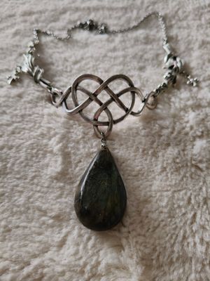 Labradorite Steampunk Necklace