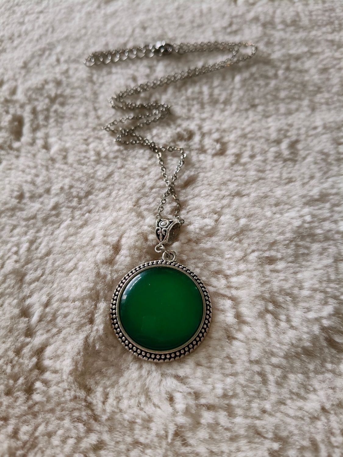 Jade Green Necklace