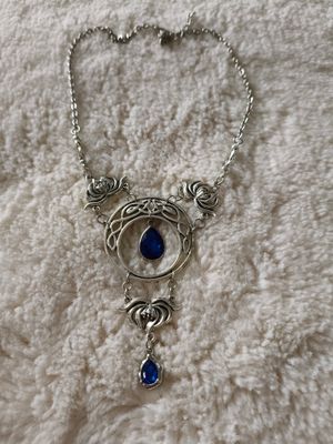 Sapphire Celtic  Necklace