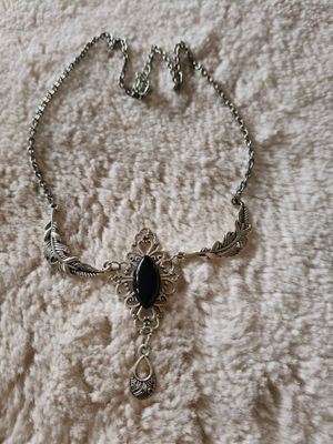 Black Filagree Necklace