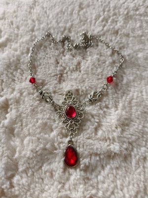 Red Gothic Necklace