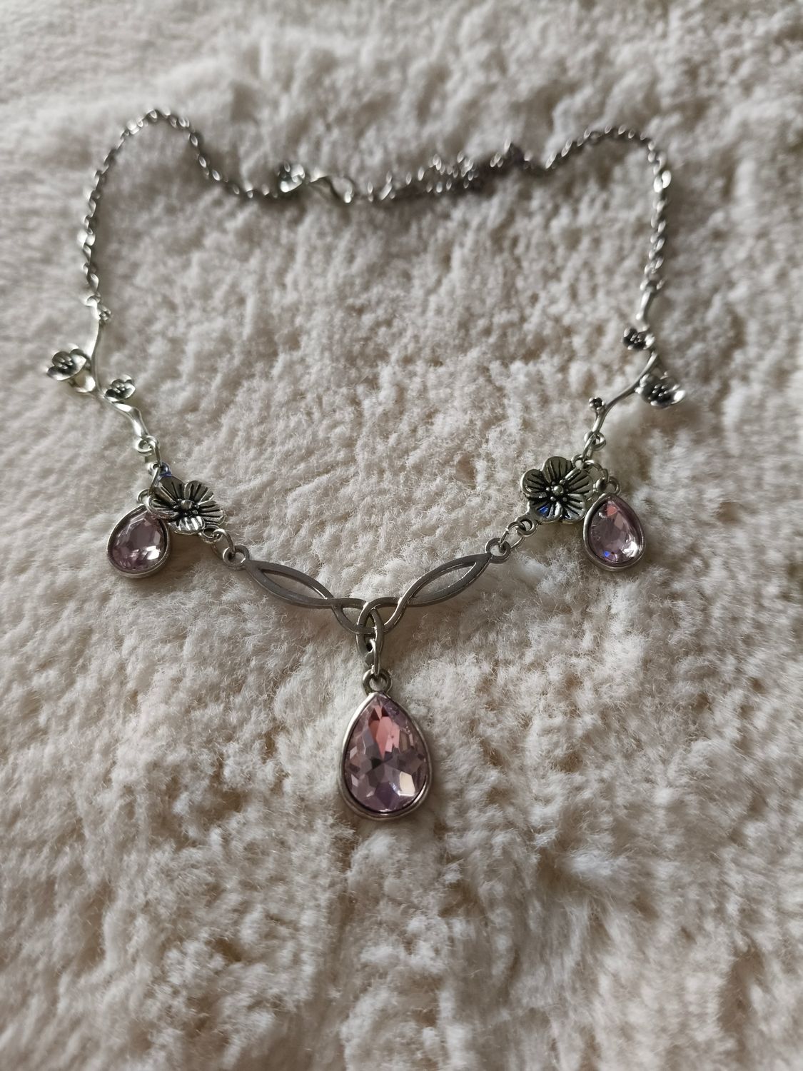 Pink Crystal Necklace