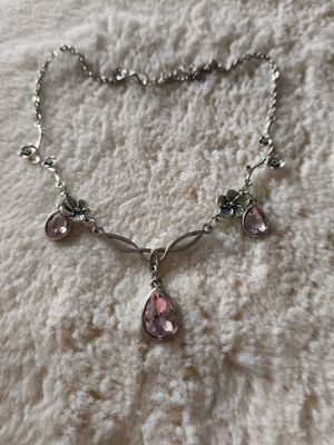 Pink Crystal Necklace