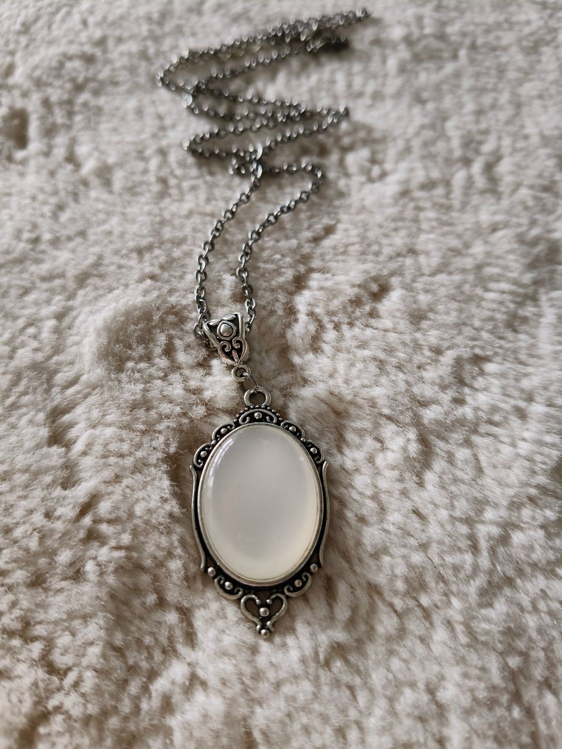 Quartz Cabochon Necklace