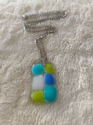 Colour Swatch Glass Pendant