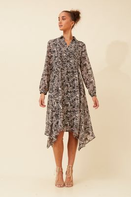 Printed Georgette Hanky Dress