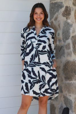 Shirt Style Mini Dress