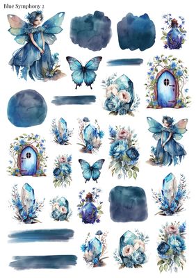 Stikeri "Blue Symphony 2"