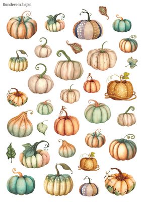 Stikeri "Bundeve iz bajke"