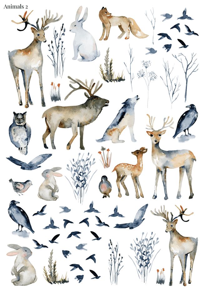 Stikeri &quot;Animals 2&quot;