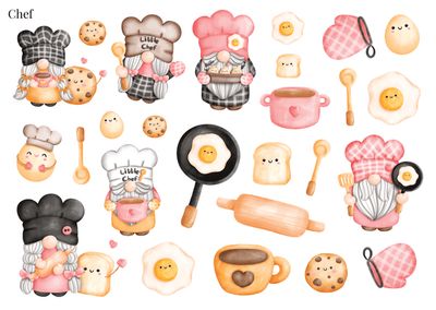 Stikeri "Chef" Stikeri "Chef"