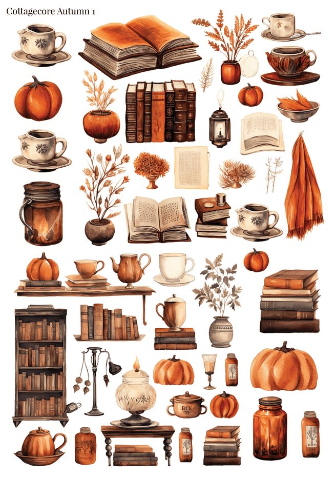 Stikeri &quot;Cottagecore Autumn 1&quot;