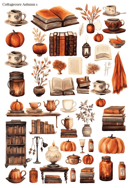 Stikeri "Cottagecore Autumn 1"