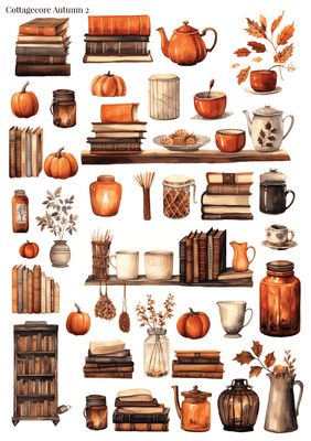 Stikeri &quot;Cottagecore Autumn 2&quot;