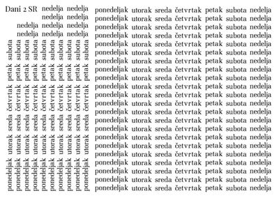 Stikeri &quot;Dani 2 SR&quot;