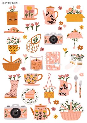 Stikeri "Enjoy the Ride 1" Stikeri "Enjoy the Ride 1"