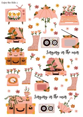 Stikeri "Enjoy the Ride 2"