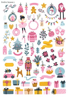 Stikeri "Festive Season 5"