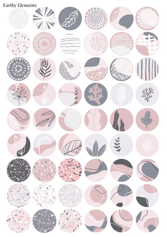 Stikeri "Earthy Elements"