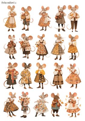 Stikeri "Fešn mišovi 2"