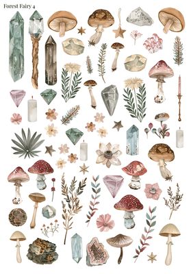 Stikeri "Forest Fairy 4" Stikeri "Forest Fairy 4"